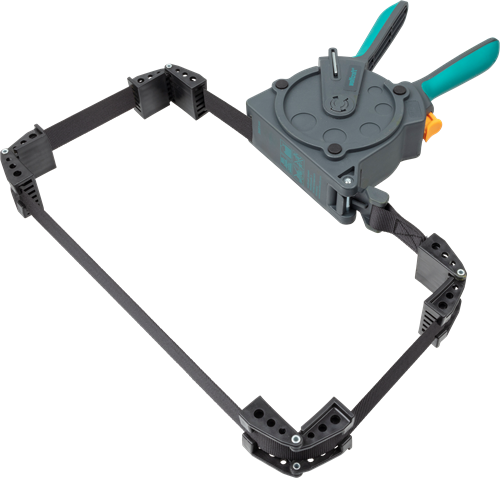 Wolfcraft eénhand-bandspanner | met 4 wangen | 5m | 1 stuk - 3681000