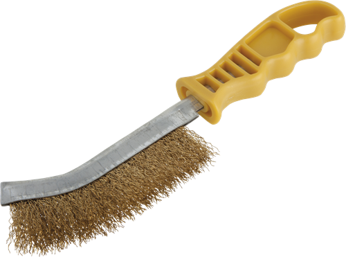 Wolfcraft handdraadborstel | messing | 265mm | 1 stuk - 2716000