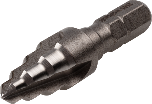 Wolfcraft hss-getrapte boor | 6-kant | ø6, 8, 10mm | 1 stuk - 2555000