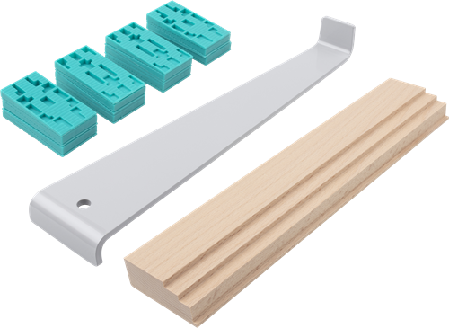 Wolfcraft legset | voor laminaat | 22-delig | 1 set - 6931000