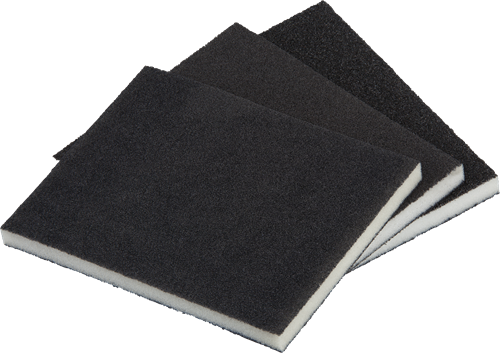 Wolfcraft schuursponzen | k60, k120, k180 | 98 x 123 x 10mm | 3 stuks - 2895000