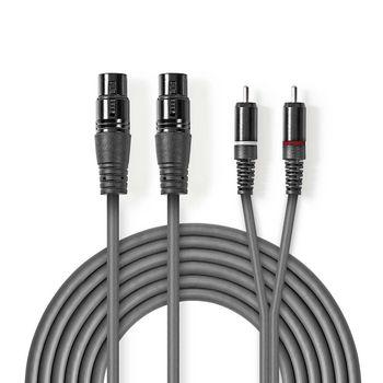 Nedis Xlr audiokabel