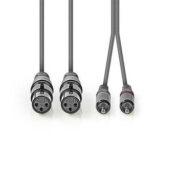Nedis Xlr audiokabel