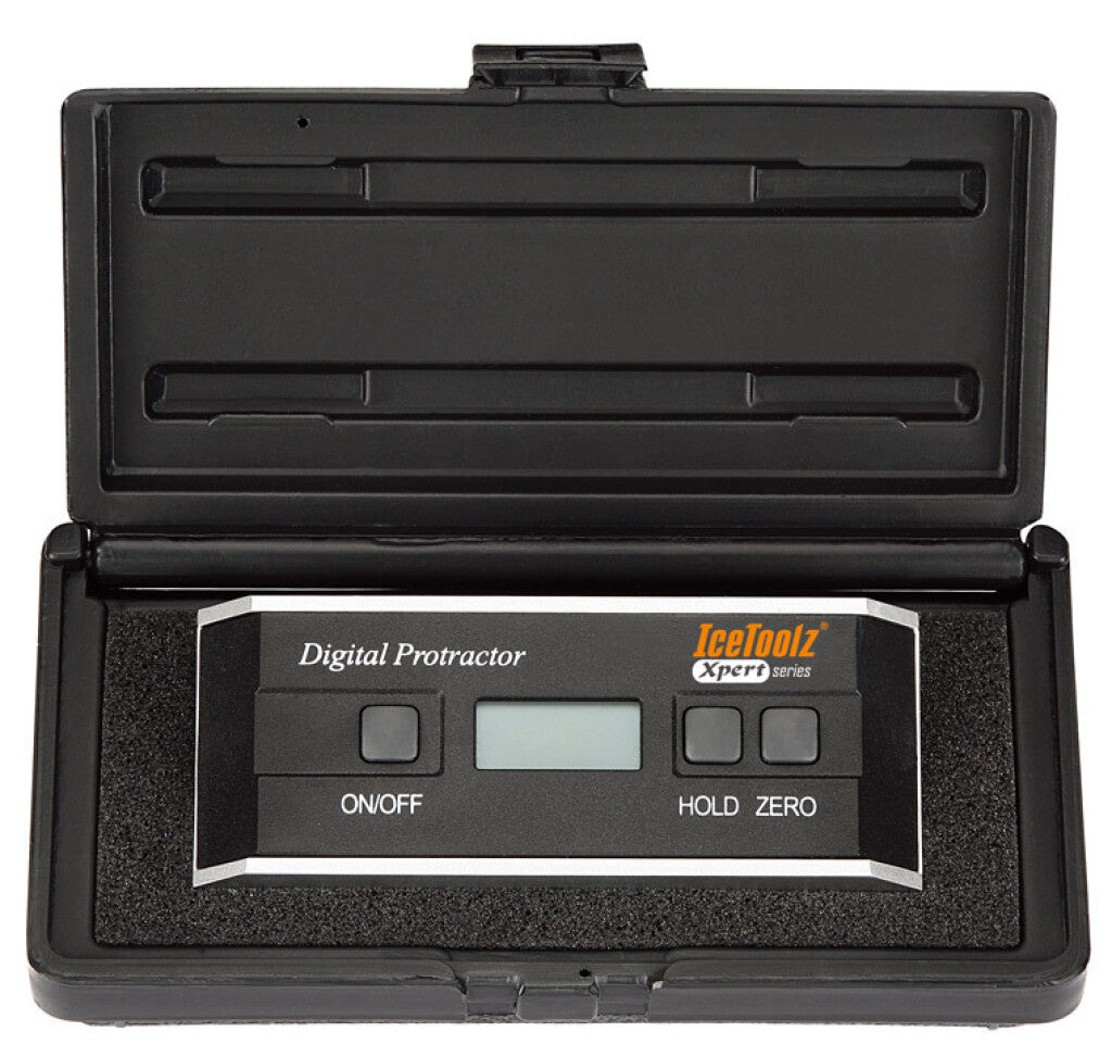 IceToolz Xpert hoekmeter digitaal voor zadel- en stuurelementen, e371