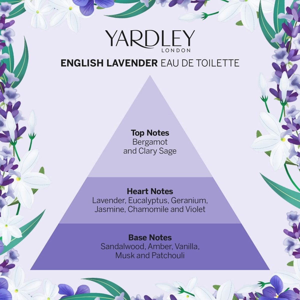 Yardley London english lavender eau de toilette 125ml