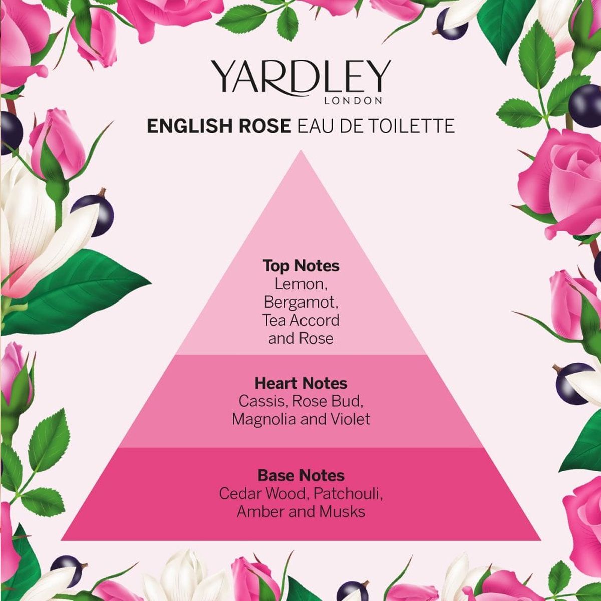 Yardley London english rose eau de toilette 125ml