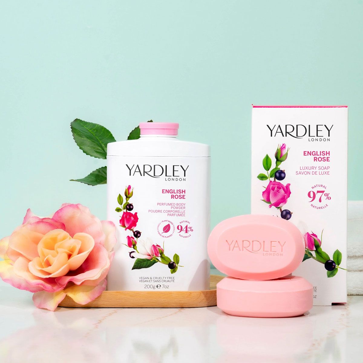 Yardley London english rose zeep 3x100gr.