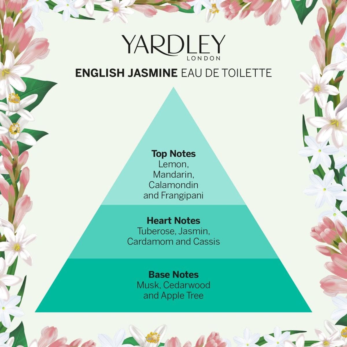 Yardley London english jasmine eau de toilette 125ml