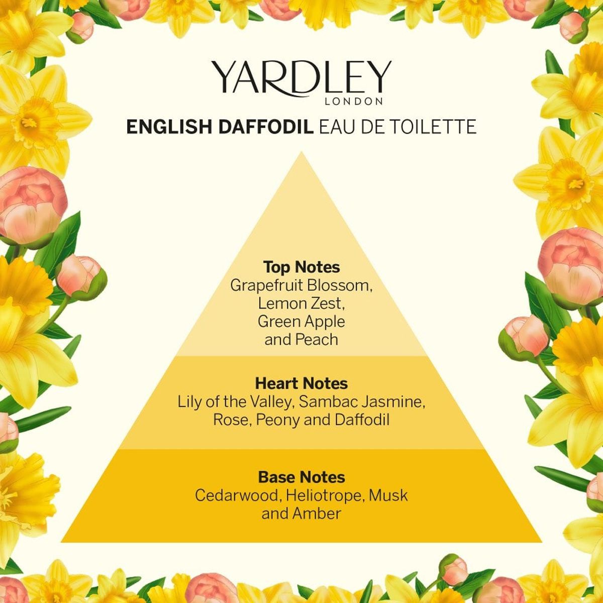 Yardley London english daffodil eau de toilette 125ml
