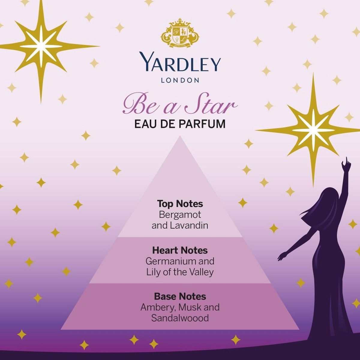 Yardley London be a star eau de parfum 30ml