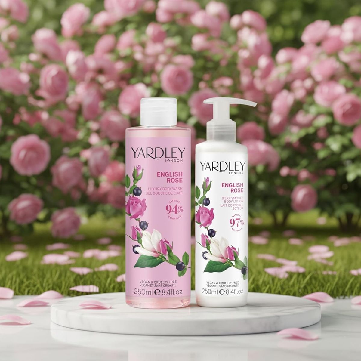 Yardley London Yarley london english rose body wash body lotion collection