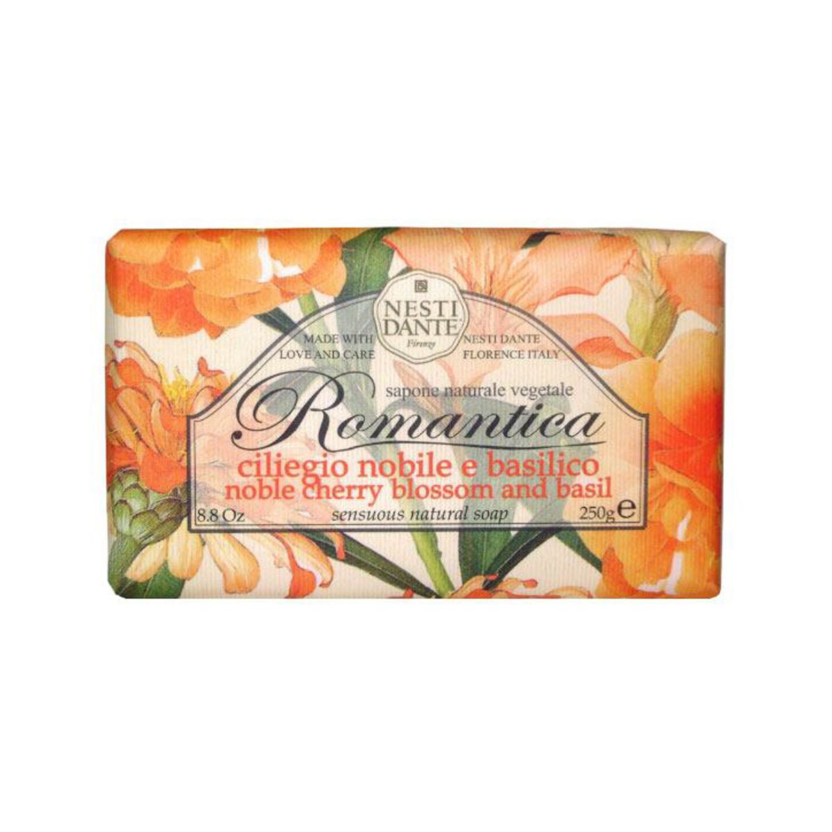 Nesti Dante romantica noble cherry blossom basil zeep 250gr.