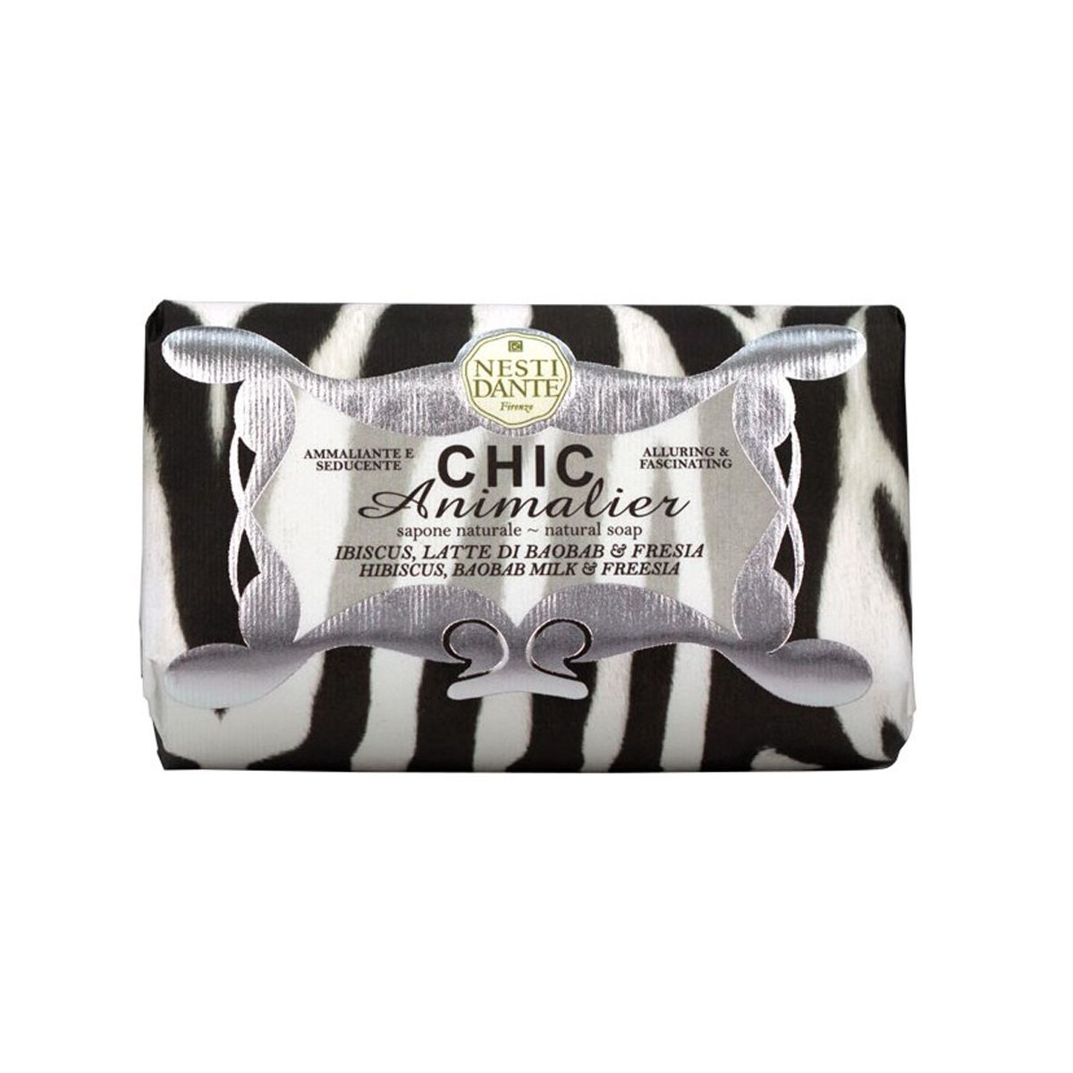 Nesti Dante chic animalier hibiscus, baobab milk freesia zeep 250gr.
