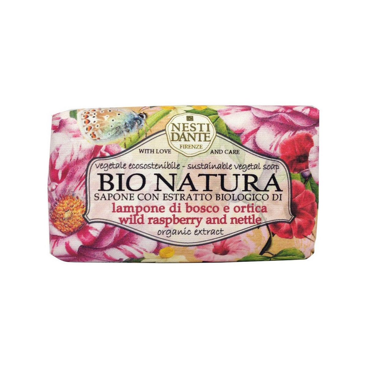 Nesti Dante bionatura wild raspberry nettle zeep 250gr.