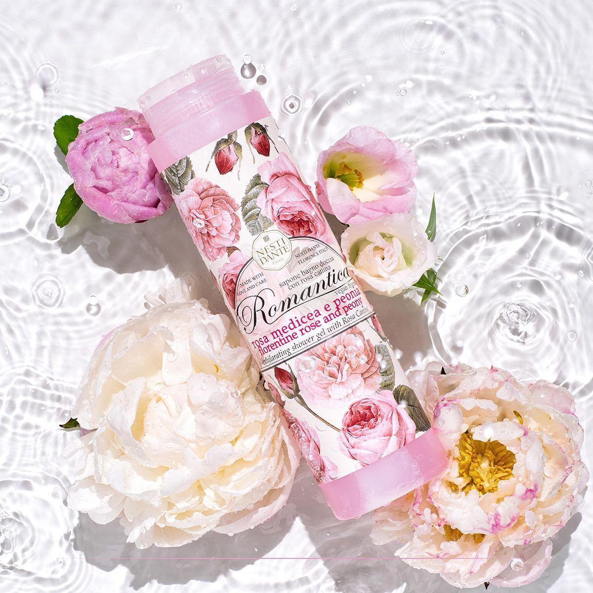 Nesti Dante romantica rose peony douchegel 300ml