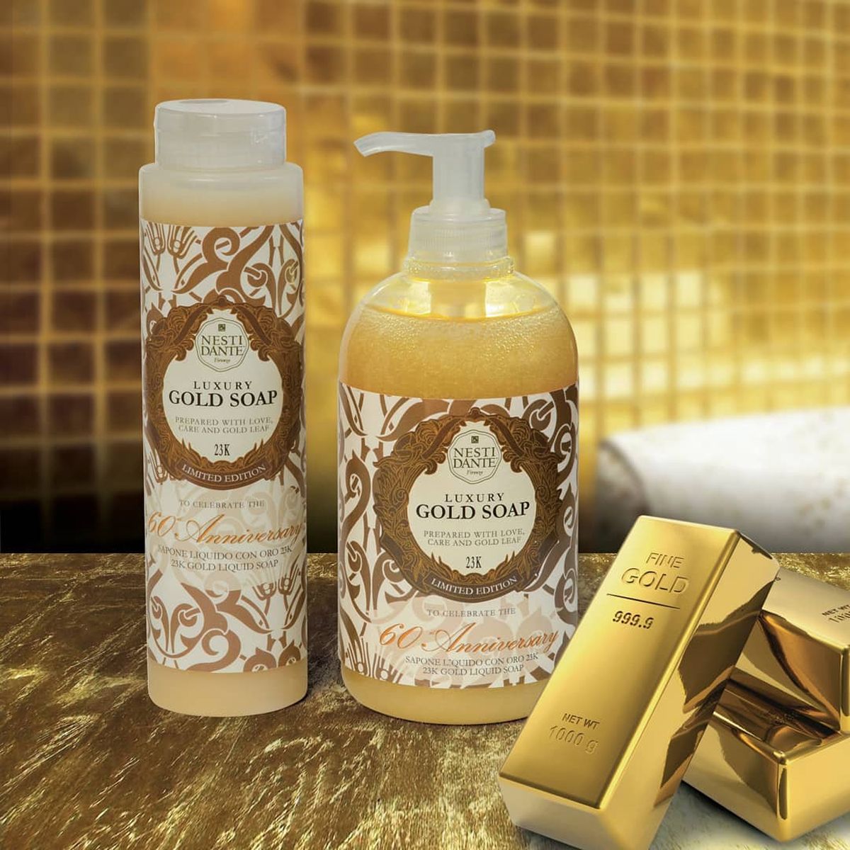 Nesti Dante luxury gold zeeppomp 500ml