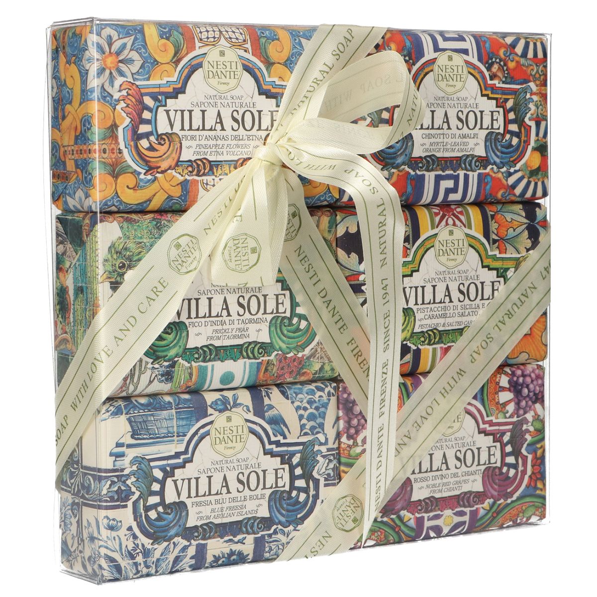 Nesti Dante villa sole geschenkset zeep 6x150gr.