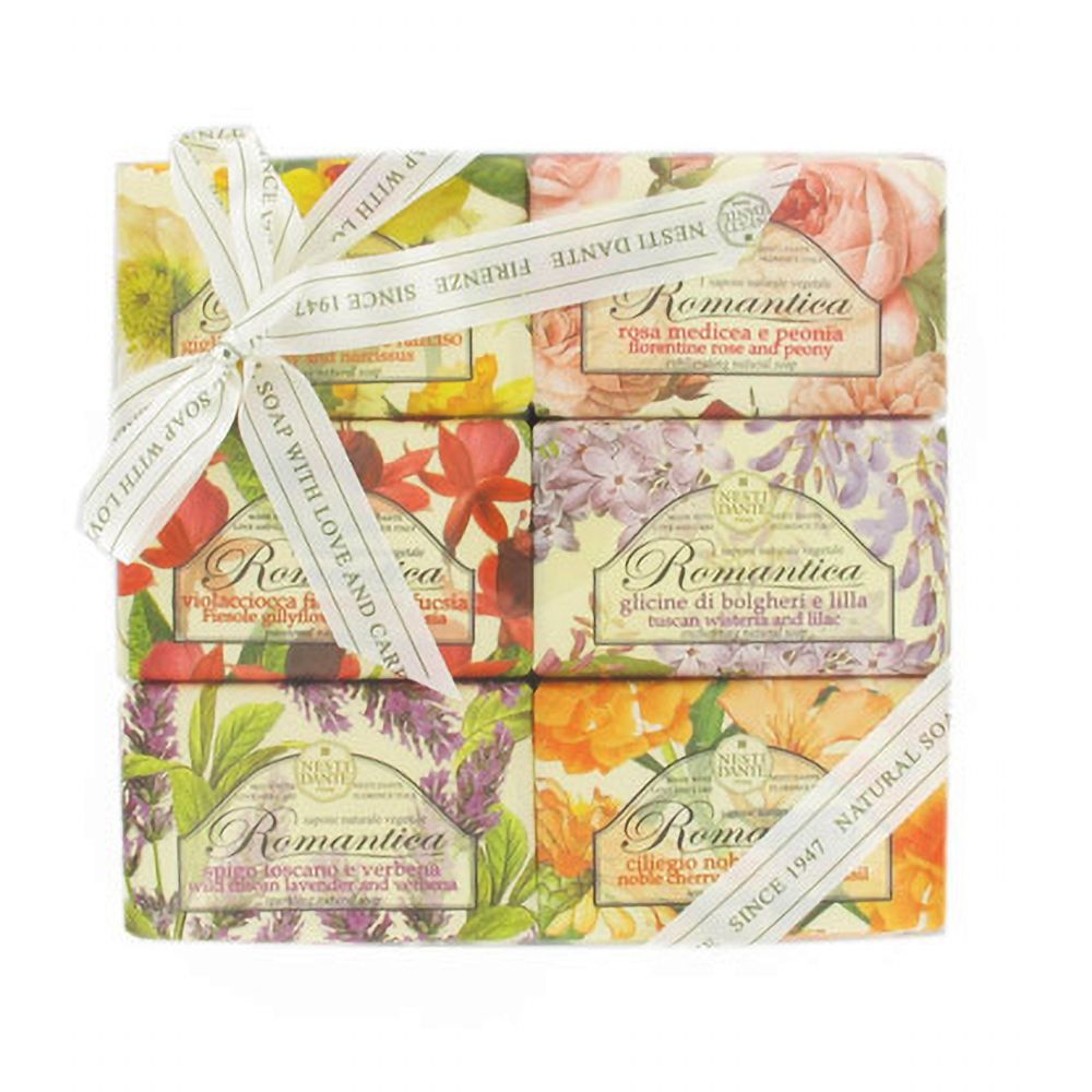 Nesti Dante romantica geschenkset zeep 6x150gr.