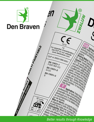 Den Braven zwaluw hybriseal 2ps 290ml bruin - 10879300 - 10879300