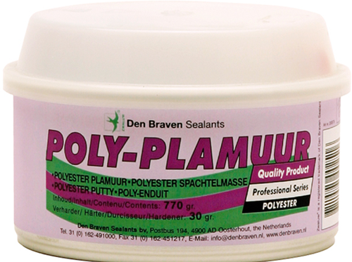 Den Braven Zwaluw poly-plamuur | 2 kg | wit - 200580